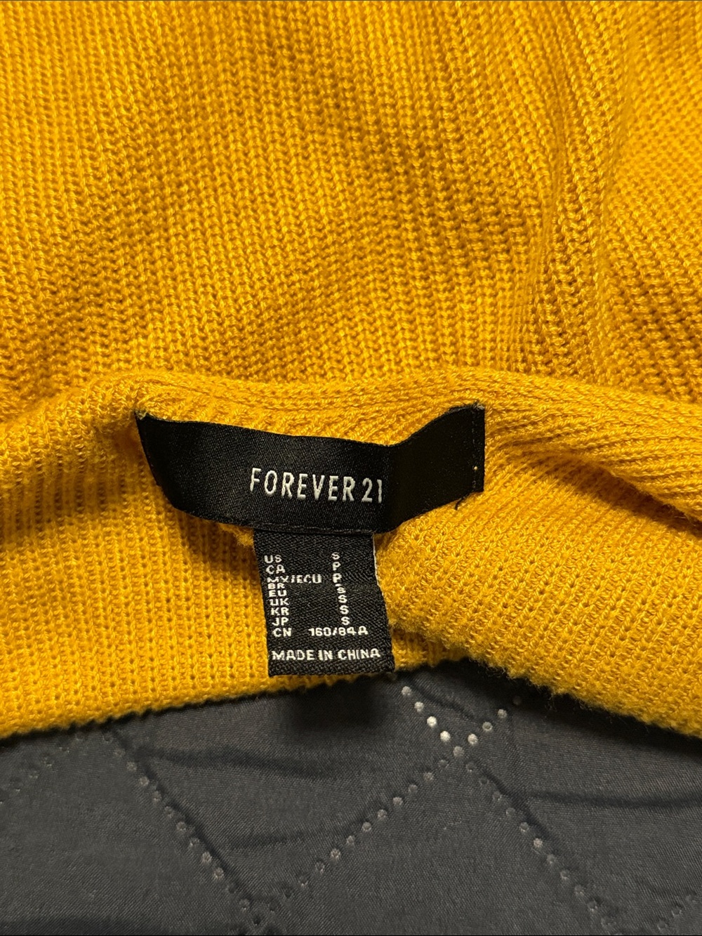 Forever 21 Mustard Yellow Knit V-Neck Tank Top - Picture 4 of 4